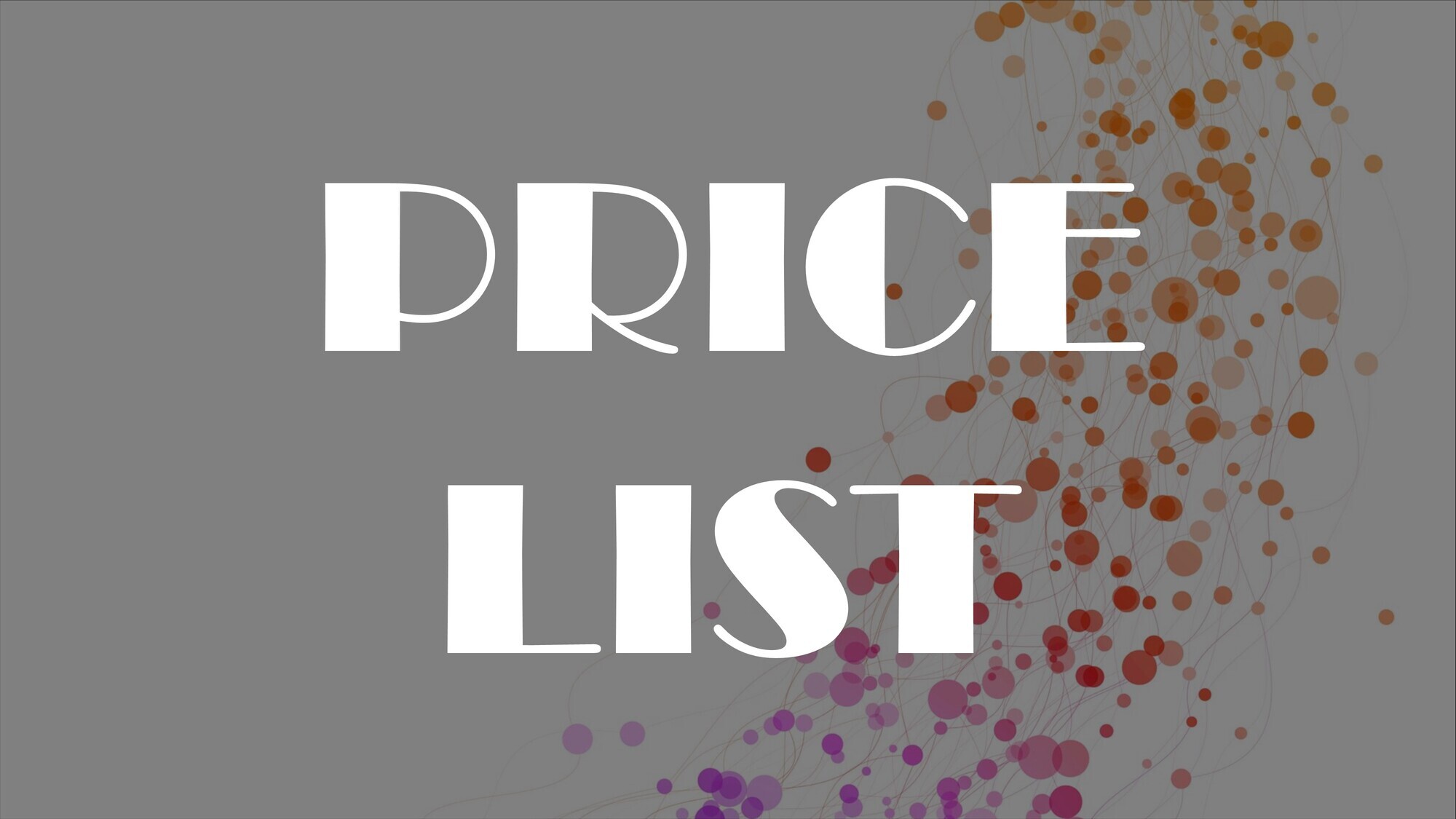 Awana Price List